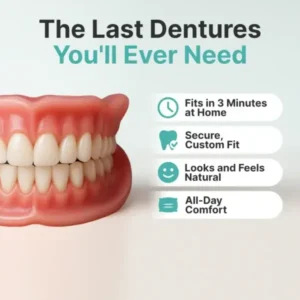 ⏰Ends Today: 70% OFF! 🌎KLENIMORE™ Custom-Fit Dentures— Designed for Comfort and a Natural-Looking Smile