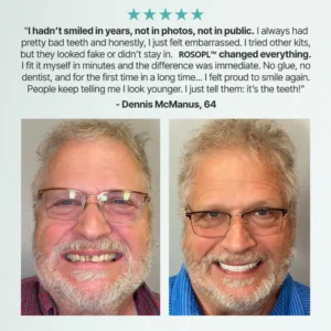 🦷HazyGalaxy™ Custom-Fit Functional Dentures — Made in the USA, Up to 70% OFF for a More Confident Smile!