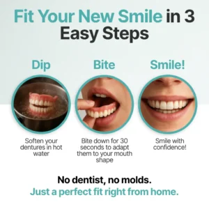 🦷HazyGalaxy™ Custom-Fit Functional Dentures — Made in the USA, Up to 70% OFF for a More Confident Smile!