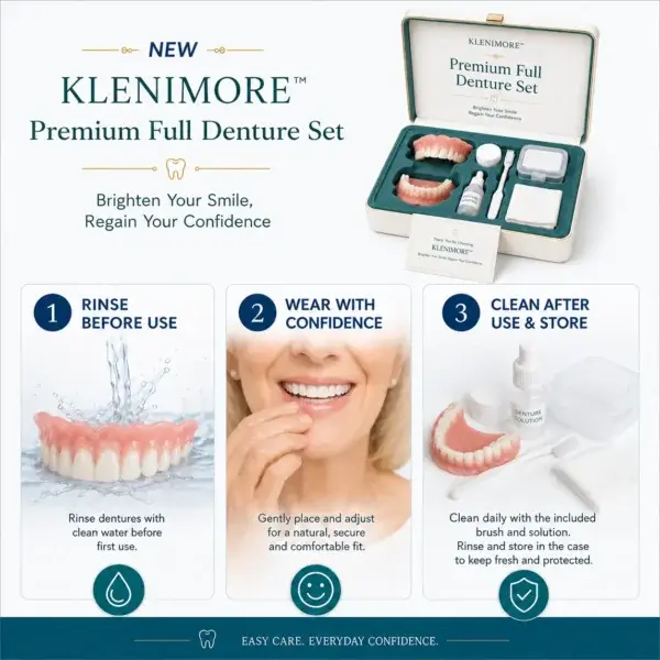 KLENIMORE™ Dentures 2026 | Natural Smile Comfort