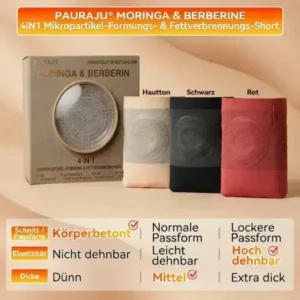 PAURAJU® 2026: Intelligente Moringa & Berberin Shaping-Shorts für effektive Fettverbrennung