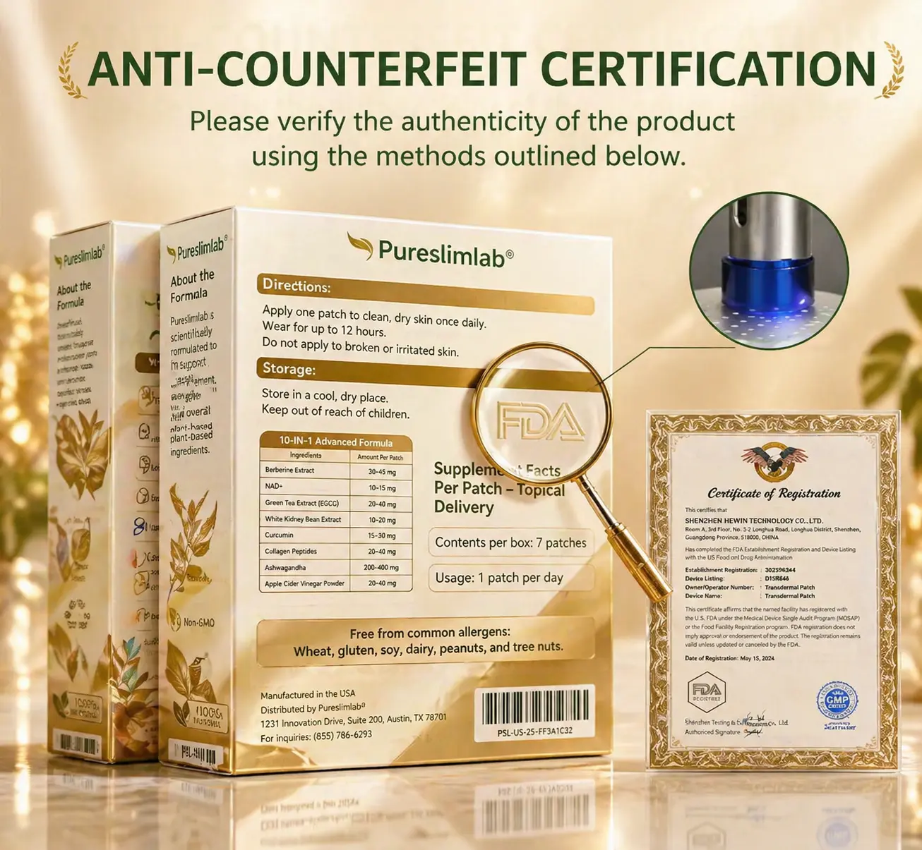 Pureslimlab® Nano Patch 2026 | Metabolism Support