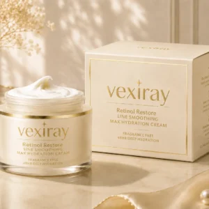Vexiray Retinol Restore Max Hydration Anti-Aging Daily Face Moisturizer with Hyaluronic Acid, Fragrance-Free, Oil Free Skin Care