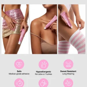 SEAGRIL® Professional Body Adhesive Sweat & Water Resistant Stain-Free Easy to Remove