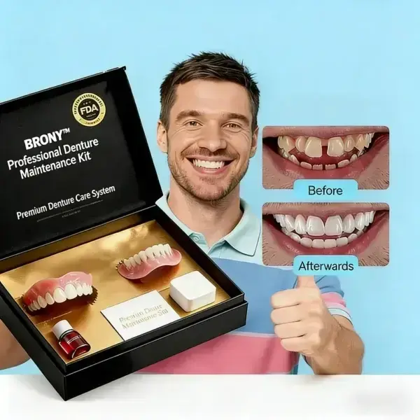 BRONY™ Custom-Fit Full Functional Dentures | At-Home Adaptive Set