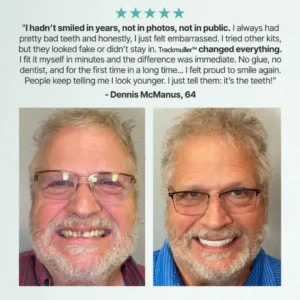 🌎Ends Today: 70% OFF! ⏰Trackmuller™ Medical Full Denture with Strong Suctiond