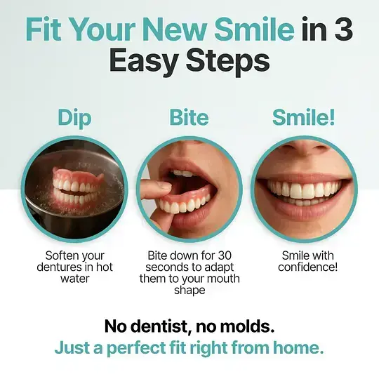 Heaceitr™ Medical Full Denture with Strong Suction (2026 Comfort Fit)