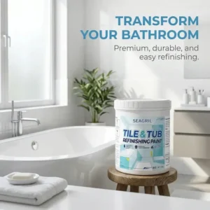 SEAGRIL™ Premium Tile & Tub Refinishing Paint Kit