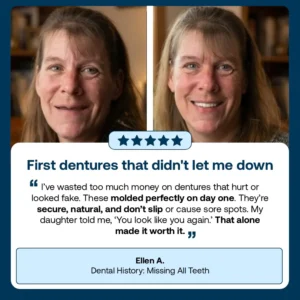 Trackmuller™ Medical Full Denture with Strong Suction