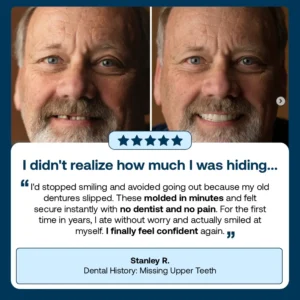 Trackmuller™ Medical Full Denture with Strong Suction