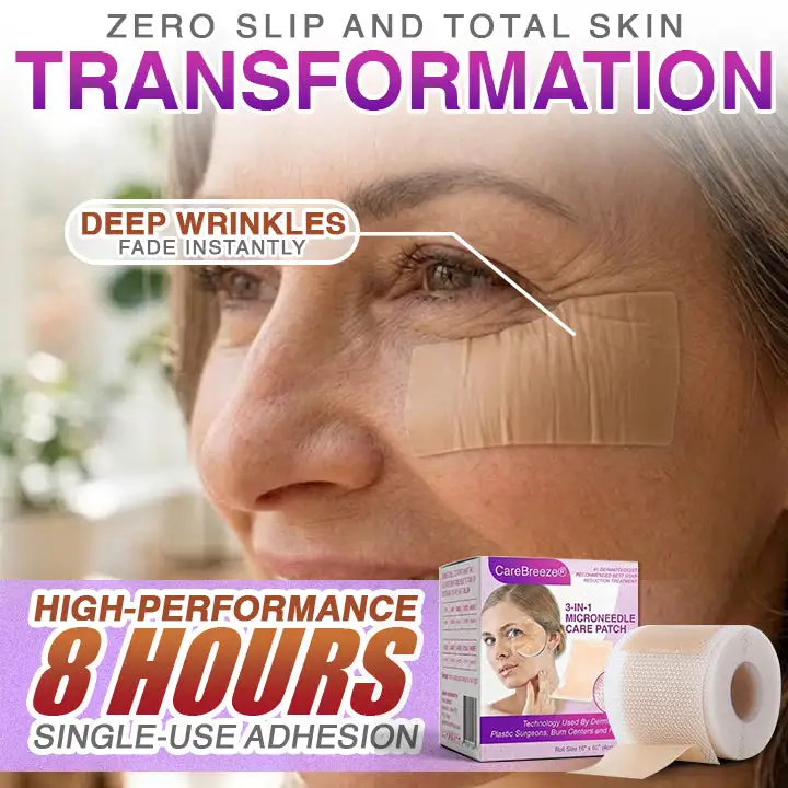 CareBreeze® 3-in-1 Microneedle Anti-Aging Patch