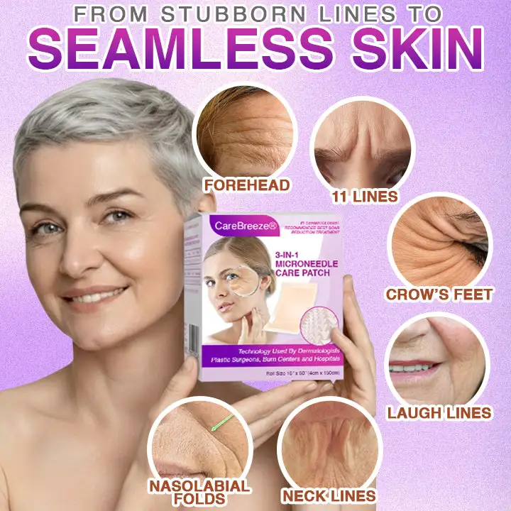 CareBreeze® 3-in-1 Microneedle Anti-Aging Patch