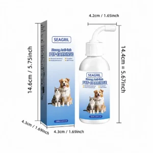 SEAGRIL® Gentle Pet Ear Wash | Odor-Free Cleaning for Dogs & Cats