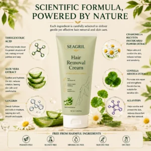 SEAGRIL® Natural Gentle Hair Removal Cream