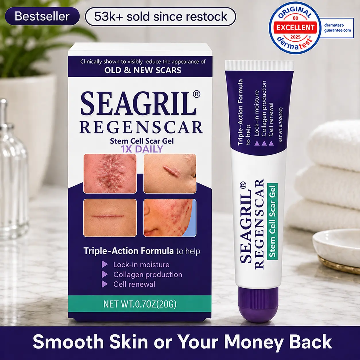 SEAGRIL® Stem Cell Scar Gel
