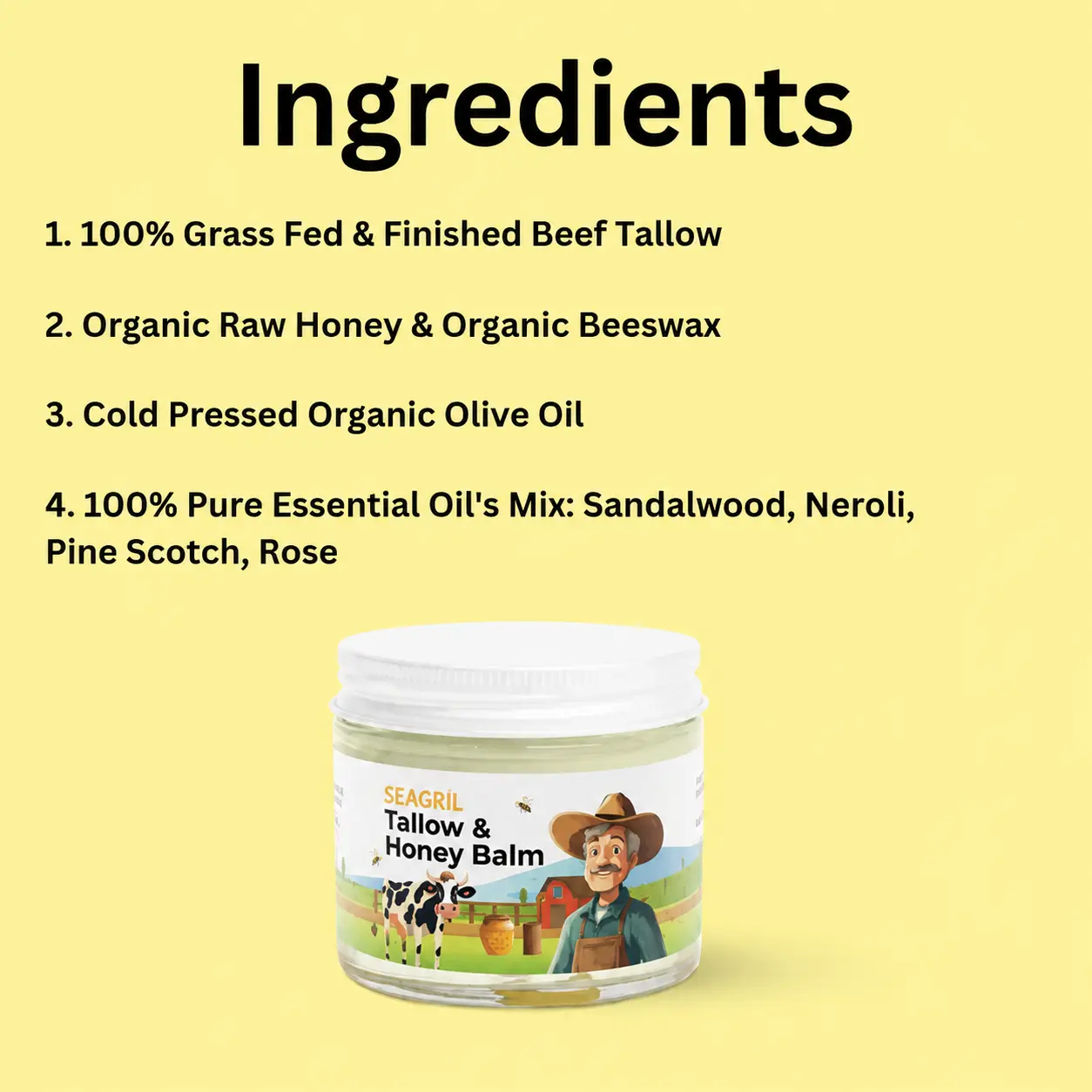 SEAGRIL® Tallow & Honey Balm