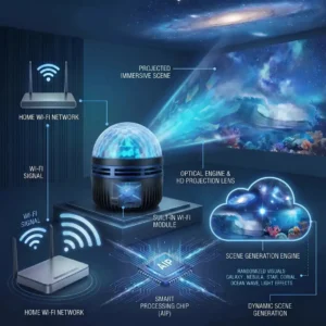 SEAGRIL®360° Smart Holographic Starry Sky Projector