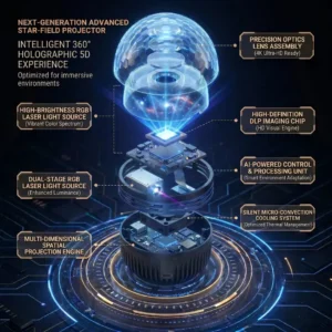 SEAGRIL®360° Smart Holographic Starry Sky Projector